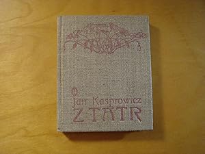 Imagen del vendedor de Z Tatr a la venta por Polish Bookstore in Ottawa