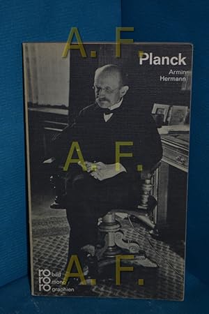 Seller image for Max Planck in Selbstzeugnissen und Bilddokumenten. dargest. von. [Die Zeittafel, die Zeugnisse u. d. Bibliographie besorgte der Autor] / rowohlts monographien , 198 for sale by Antiquarische Fundgrube e.U.