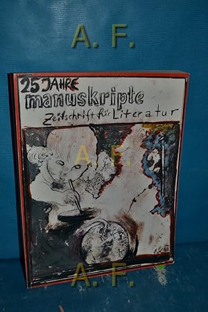 Seller image for Manuskripte : Zeitschrift fr Literatur. 25. Jahrgang, 89/90. Heft der Gesamtfolge September 1985. (25 Jahre Manusikripte) for sale by Antiquarische Fundgrube e.U.