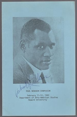 (Program): Paul Robeson Symposium