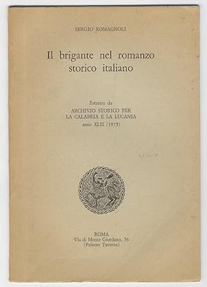 Il brigante nel romanzo storico italiano.