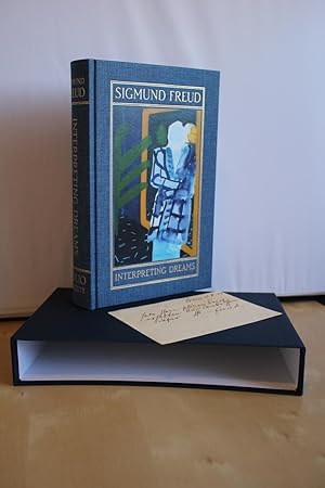 Seller image for Interpreting Dreams' (Traumdeutung), Folio Society illustrated edition with original handwritten and signed postcard for sale by First and Fine