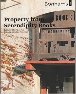 PROPERTY FROM SERENDIPITY BOOKS: Sunday, February 12, 2012 at 9 am, Simulcast Auction, Los Angele...