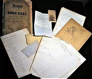 1861-1872 ARCHIVE OF SHIP'S OFFICER & CIVIL WAR VETERAN, ROBERT McCLEERY, INCLUDING HIS LOGBOOK K...