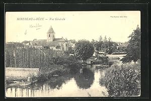 Bild des Verkufers fr Carte postale Mirebeau-sur-Beze, Vue Generale zum Verkauf von Bartko-Reher