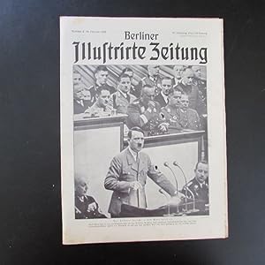 Bild des Verkufers fr Berliner Illustrirte Zeitung - Adolf Hitler Rede im deutschen Reichstag (47. Jahrgang, Nummer 8 vom 24. Februar 1938) zum Verkauf von Bookstore-Online