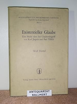 Existentieller Glaube. eine Studie über den Glaubensbegriff von Karl Jaspers und Paul Tillich.