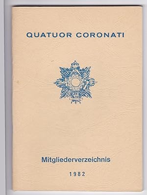 Quatuor Coronati. Mitgliederverzeichnis 1982. FORSCHUNGSLOGE