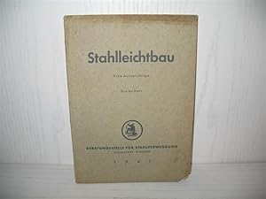 Seller image for Stahlleichtbau: Eine Aufsatzfolge: Erstes Heft. for sale by buecheria, Einzelunternehmen