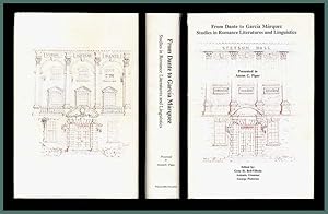 Seller image for Studies in Romance Literature and Linguistics From Dante to Garca Mrquez, a Festschrift Presented in Honor of Professor Anson Conant Piper Comprising a Collection of Brilliant Essays on Literary Subjects and Language, such as Marquez, Melville, Calderon, Zola et al . Published by Williams College in 1987. First Edition. for sale by Brothertown Books