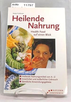 Heilende Nahrung. Health Food auf einen Blick