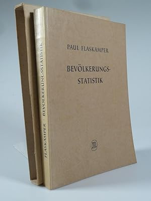 Imagen del vendedor de Grundri der Sozialwissenschaftlichen Statistik Teil II: Besondere Statistik, Bd. 1: Bevlkerungsstatistik. a la venta por Antiquariat Dorner