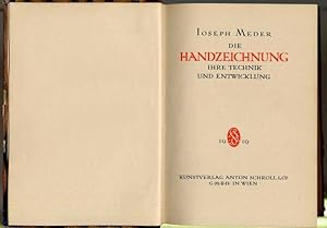 Bild des Verkufers fr Die Handzeichnung ihre Technik und Entwicklung. zum Verkauf von Rainer Kurz - Antiquariat in Oberaudorf