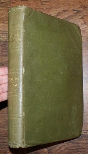 Mining and Metallurgy, Volume 24, January to December 1943. Nos. 433-444 plus Index to Volume 24.