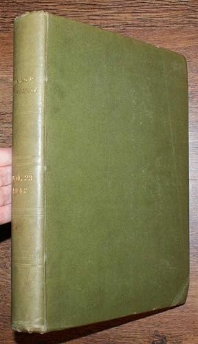 Mining and Metallurgy, Volume 23, January to December 1942. Nos. 421-432 plus Index to Volume 23.