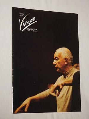 Imagen del vendedor de Vivace. Journal Staatsoper Unter den Linden, Heft 10, 1993 a la venta por Fast alles Theater! Antiquariat fr die darstellenden Knste