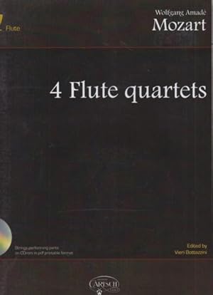 Bild des Verkufers fr 4 Flute Quartets - Flute & Piano + Full Score & Parts zum Verkauf von Hancock & Monks Music