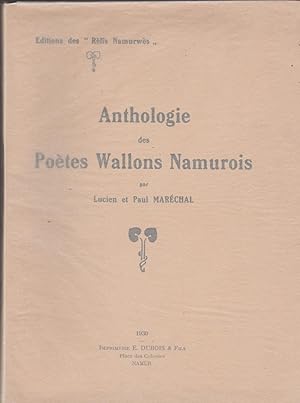 Imagen del vendedor de Anhologie des Potes Wallons Namurois a la venta por Librairie l'Aspidistra