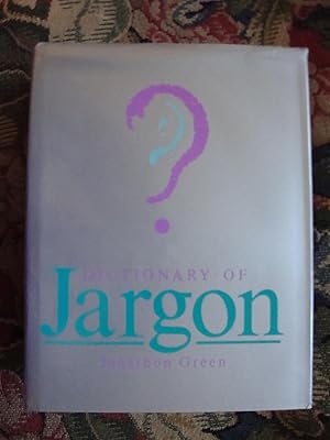 Imagen del vendedor de Dictionary of Jargon a la venta por Anne Godfrey