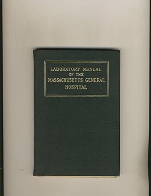 Immagine del venditore per Laboratory manual of the Massachusetts General Hospital venduto da Richard Lemay