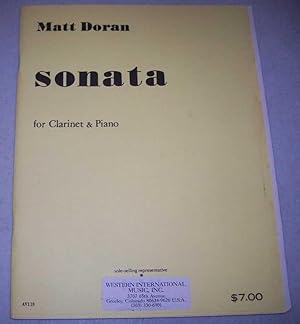 Seller image for Sonata for Clarinet and Piano for sale by Easy Chair Books