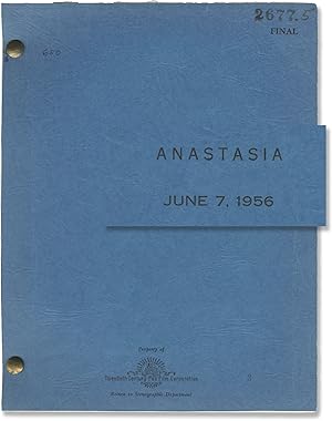 Seller image for Anastasia (Original screenplay for the 1956 film) for sale by Royal Books, Inc., ABAA