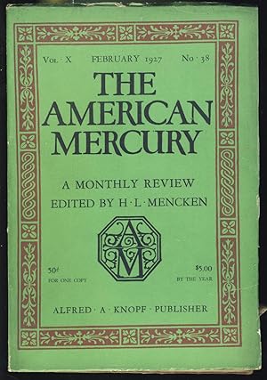 The American Mercury February 1927