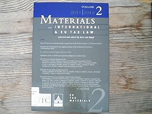 Seller image for Materials on international & EU tax law. Volume 2. for sale by Antiquariat Bookfarm