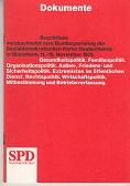 Bild des Verkufers fr Dokumente: Beschlsse verabschiedet vom Bundesparteitag der Sozialdemokratischen Partei Deutschlands in Mannheim, 11.-15. November 1975. zum Verkauf von Buchversand Joachim Neumann