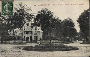 Ansichtskarte / Postkarte Vaucresson Hauts de Seine, Rond Point du Centre et allee du Butard