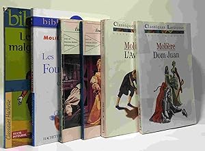 Dom Juan + Tartuffe + Les Fourberies de Scapin + Le médecin malgré lui + L'avare --- 6 livres