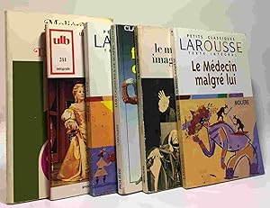 Image du vendeur pour Le medecin malgre lui (etude d'oeuvre) + L'avare + Les fourberies de Scapin + Tartuffe + Dom Juan + Le mdecin malgr lui + Le malade imaginaire --- 6 livres mis en vente par crealivres