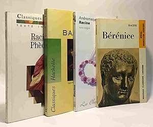 Phedre + Bajazet + Andromaque + Bérénice --- 4 livres