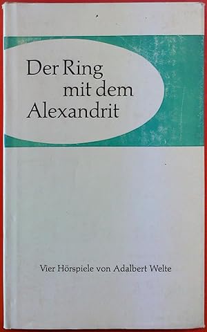 Bild des Verkufers fr Der Ring mit dem Alexandrit. Hrspiele zum Verkauf von biblion2