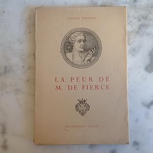 La peur de M. de FIERCE orné de bois gravés de Pierre WALHAIN d'après les dessins originaux de Ch...