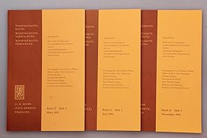 Immagine del venditore per WISSENSCHAFTSRECHT. WISSENSCHAFTSVERWALTUNG, WISSENSCHAFTSFRDERUNG BAND 23 HEFT 1-3 1990. venduto da INFINIBU KG