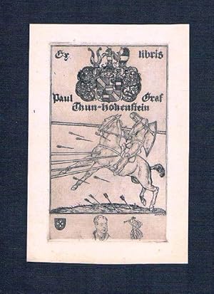 Ex Libris Paul Graf Thun-Hohenstein.