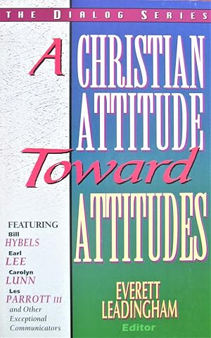 Immagine del venditore per A Christian Attitude Towards Attitudes venduto da Ken Jackson