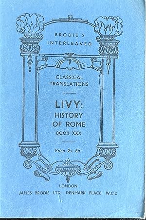 Immagine del venditore per Livy: History Of Rome Book XXX venduto da Shore Books