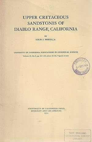 Bild des Verkufers fr Upper Cretaceous sandstones of Diablo Range, California. zum Verkauf von Tinakori Books