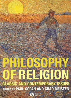Seller image for Philosophy of Religion : Classic and Contemporary Issues for sale by GreatBookPricesUK