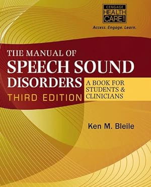 Immagine del venditore per Manual of Speech Sound Disorders : A Book for Students & Clinicians venduto da GreatBookPricesUK