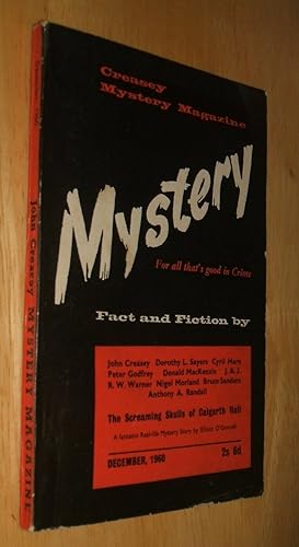 John Creasey Mystery Magazine December 1960 Volume IV No. 3 Dorothy L. Sayers // The Photos in th...