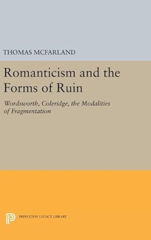 Immagine del venditore per Romanticism and the Forms of Ruin : Wordsworth, Coleridge, the Modalities of Fragmentation venduto da GreatBookPricesUK