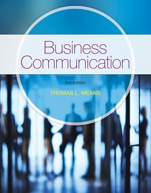 Image du vendeur pour Business Communication mis en vente par GreatBookPricesUK