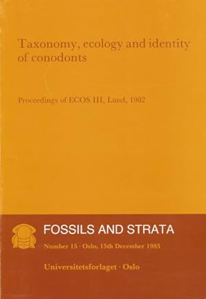 Imagen del vendedor de Taxonomy, Ecology, and Identity of Conodonts a la venta por GreatBookPricesUK