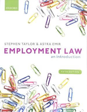 Imagen del vendedor de Employment Law : An Introduction a la venta por GreatBookPricesUK