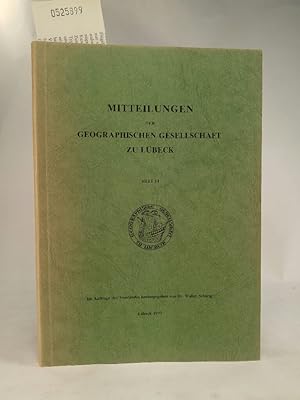 Seller image for Mitteilungen der Geographischen Gesellschaft zu Lübeck, Heft 54 for sale by ANTIQUARIAT Franke BRUDDENBOOKS