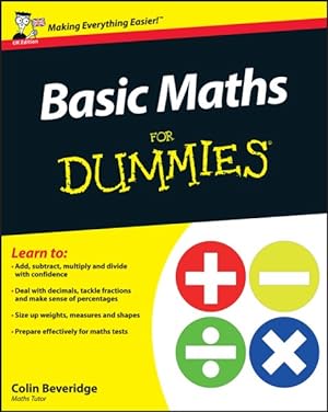 Seller image for Basic Maths for Dummies : Uk Edition for sale by GreatBookPricesUK