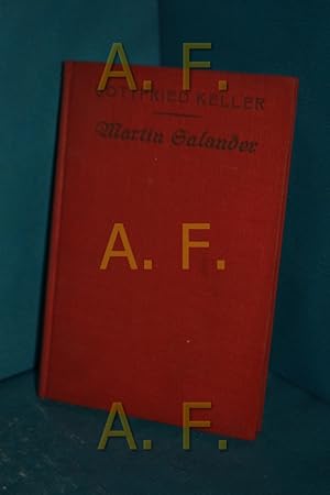 Seller image for Martin Salander : Roman for sale by Antiquarische Fundgrube e.U.